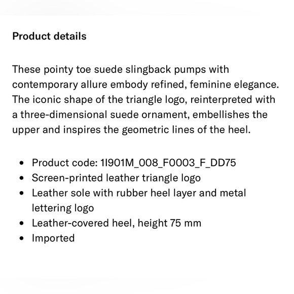 Prada Suede Slingback Heels - Picture 11 of 11